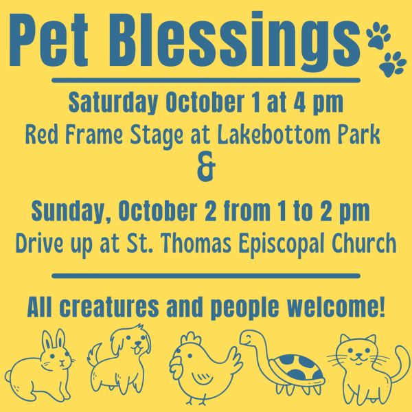 Pet Blessing at Lakebottom