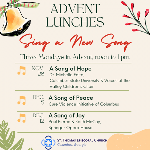 Sing a New Song: Advent Lunches